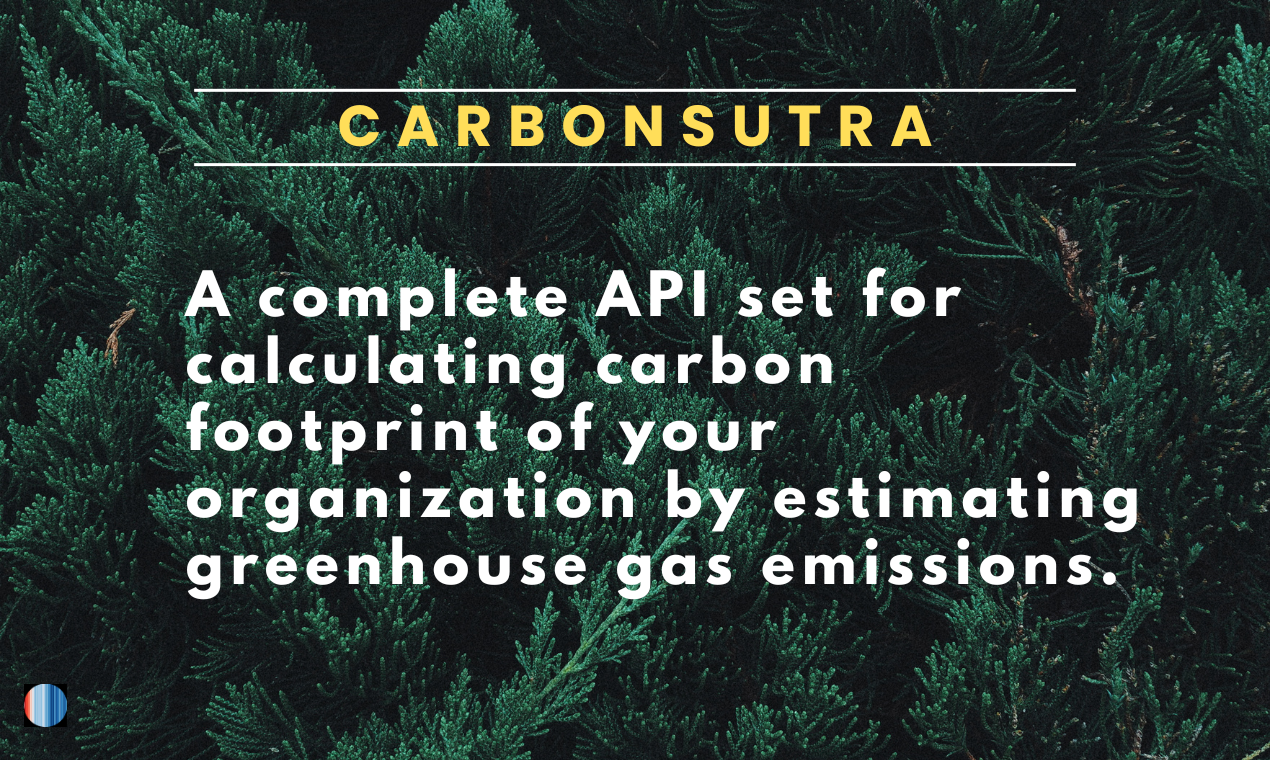 Carbonsutra - 조직의 탄소 배출량 추정을위한 API 미디어 2
