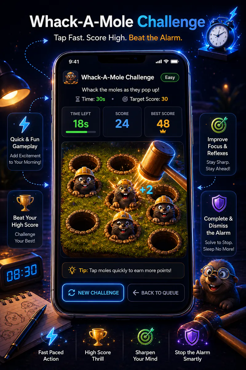 Challenge Alarm: Smart Clock screenshot 6