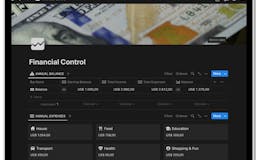 Notion Template - Financial Control media 2