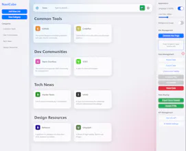 NaviCube Homepage Editor gallery image