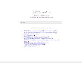 TheoremDex gallery image