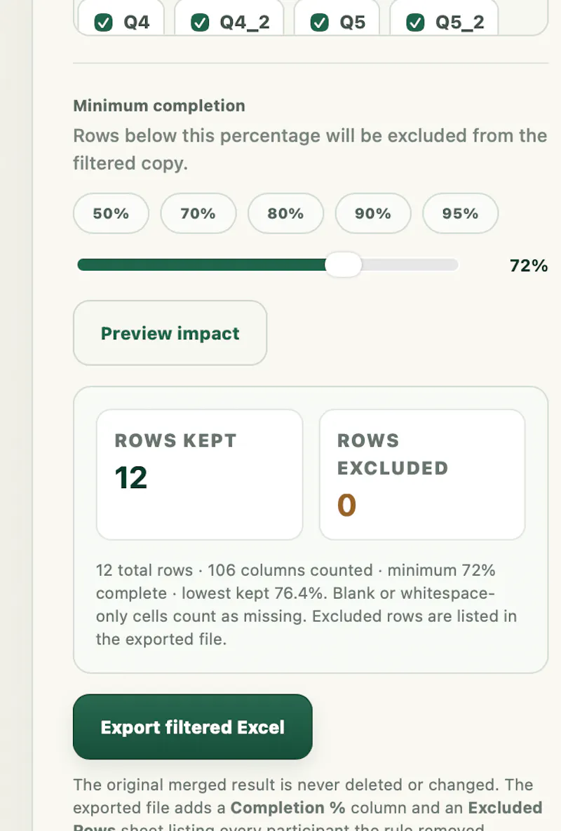 Research Data Merger screenshot 5