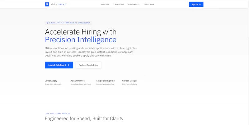 MHire screenshot 2
