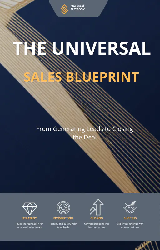 Pro sales playbook screenshot
