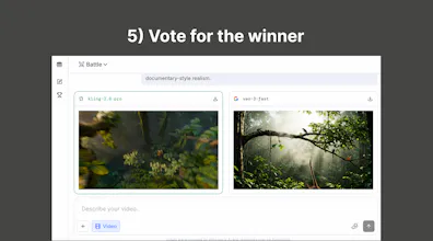 Create AI Videos on LMArena gallery image