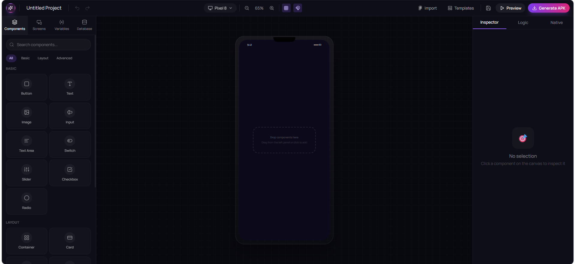 Forge — Design Figma to APK in minutes gallery image
