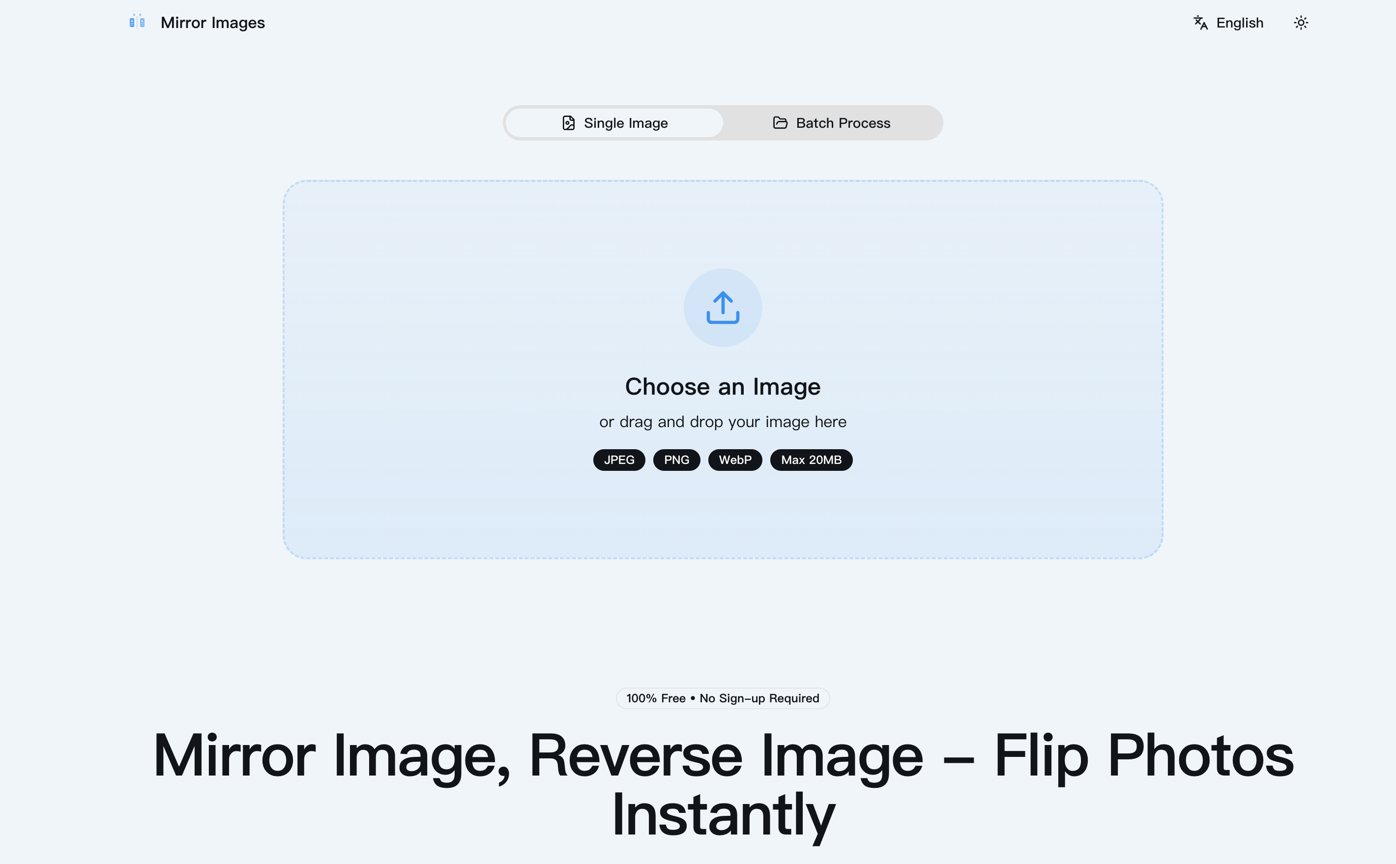 Mirror & Flip Image Tool gallery image
