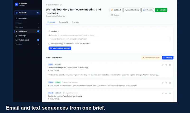 Capstone Outreach screenshot 8
