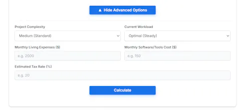 Freelance Rate Calculator gallery image