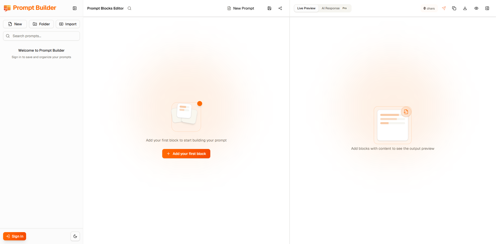 Prompt Builder gallery image
