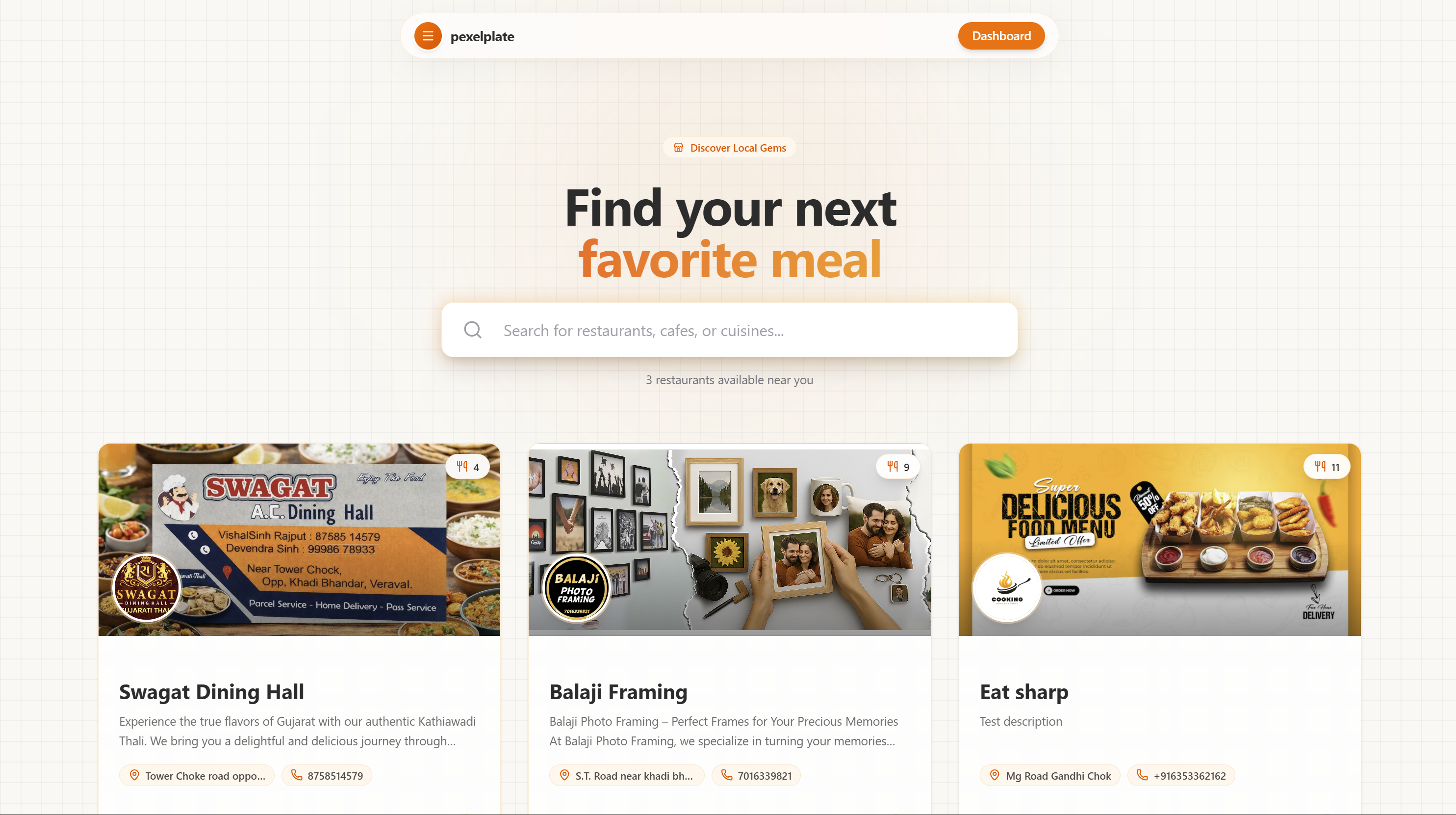 pexelplate gallery image