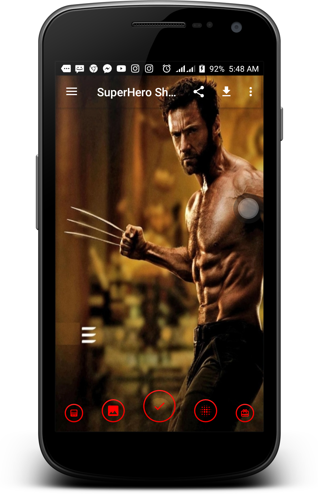 SuperHeroes Wallpaper: Blur it and Black&White it gallery image