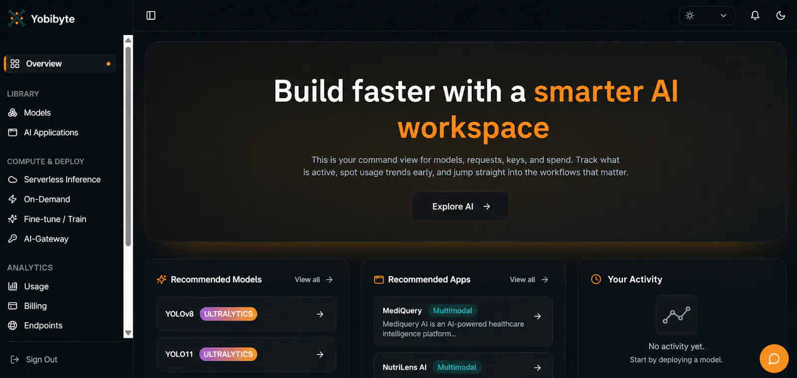 Yobibyte screenshot 1