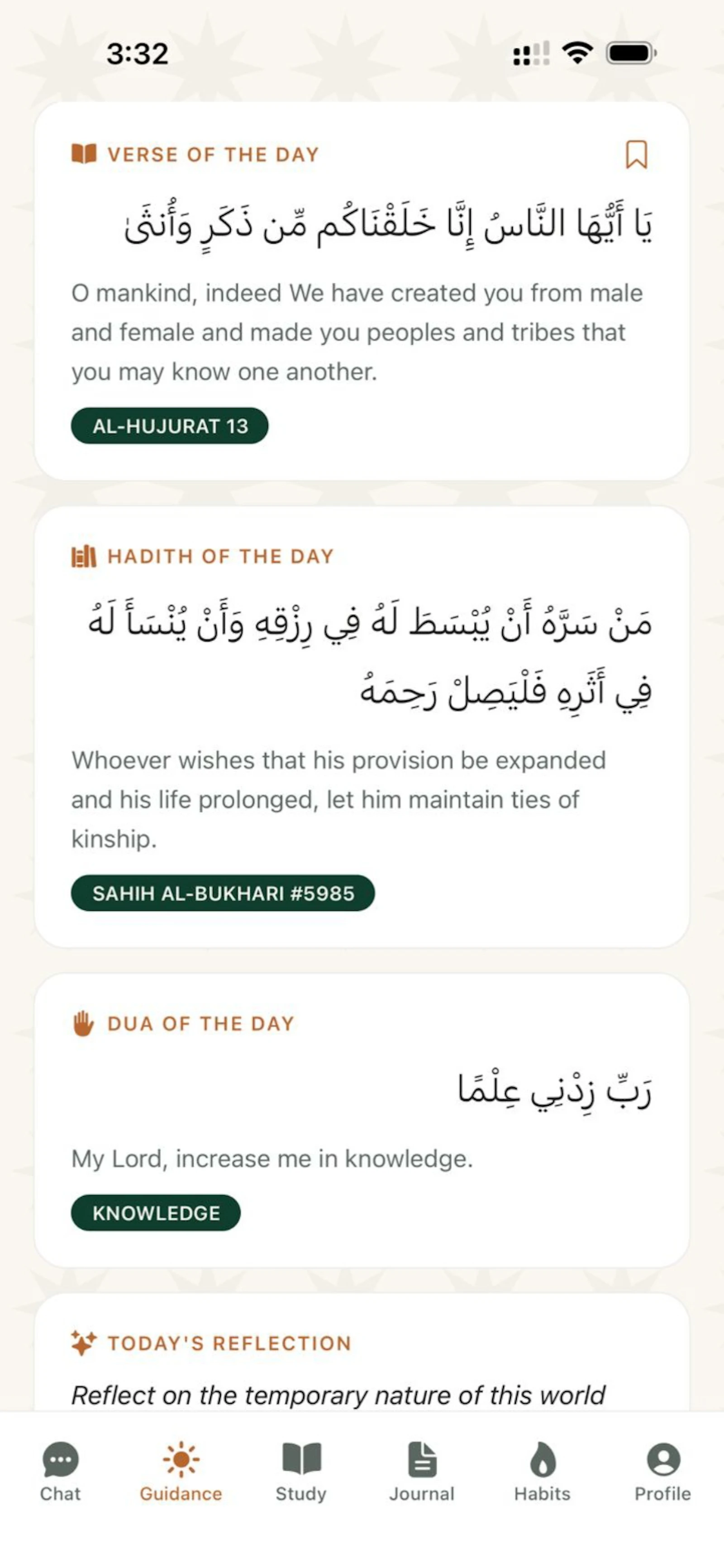iTafakkur screenshot 3