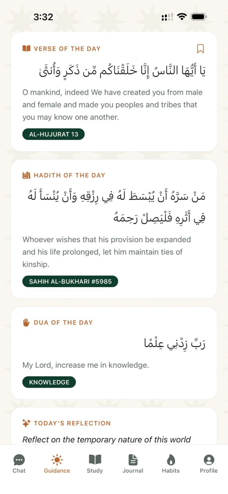 iTafakkur screenshot 3