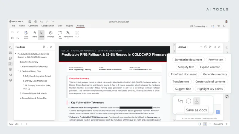ONLYOFFICE Docs 10.0 screenshot 3