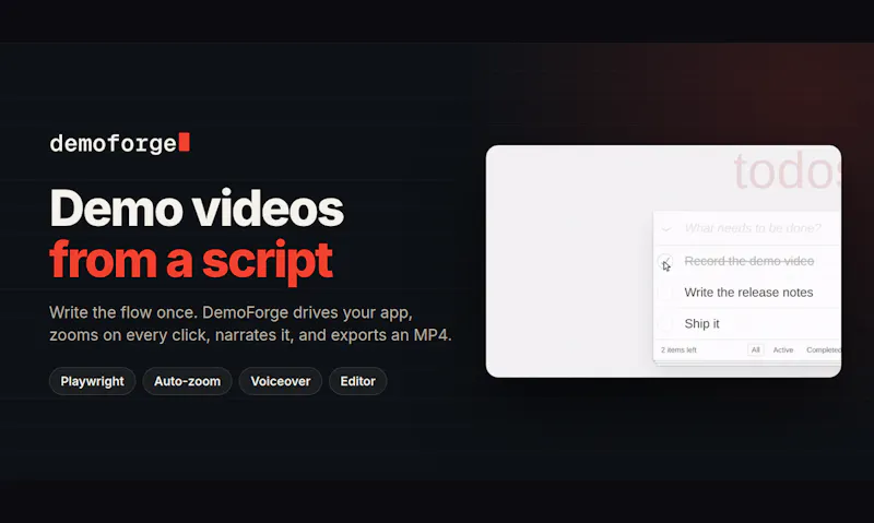 DemoForge screenshot 2