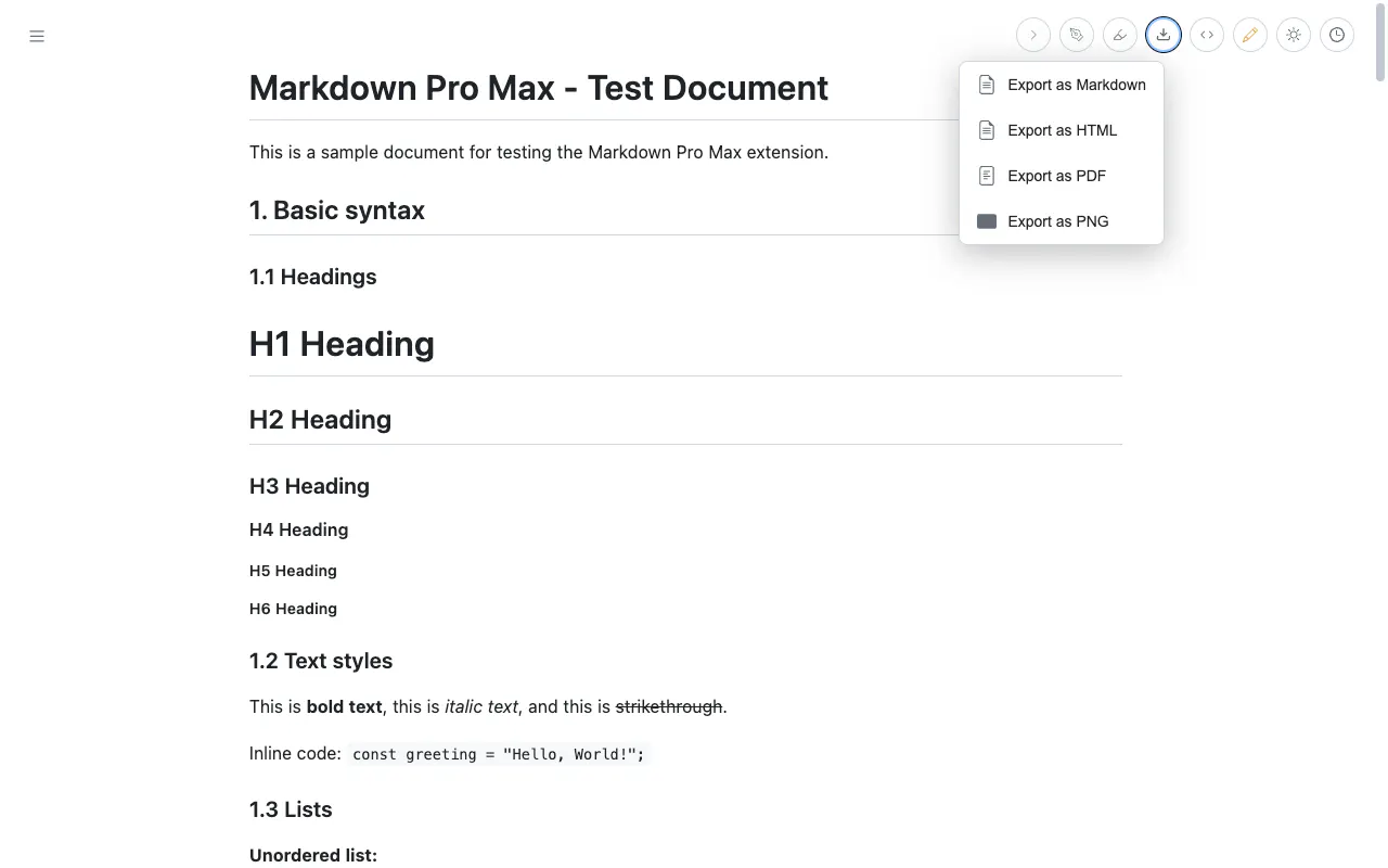 Markdown Pro Max gallery image