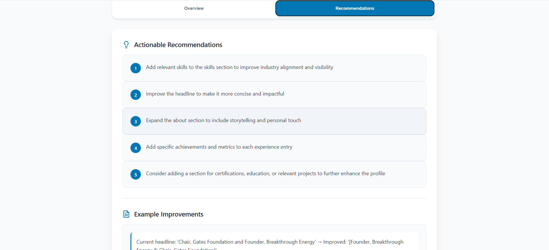 LinkedIn Profile Analyzer media 3
