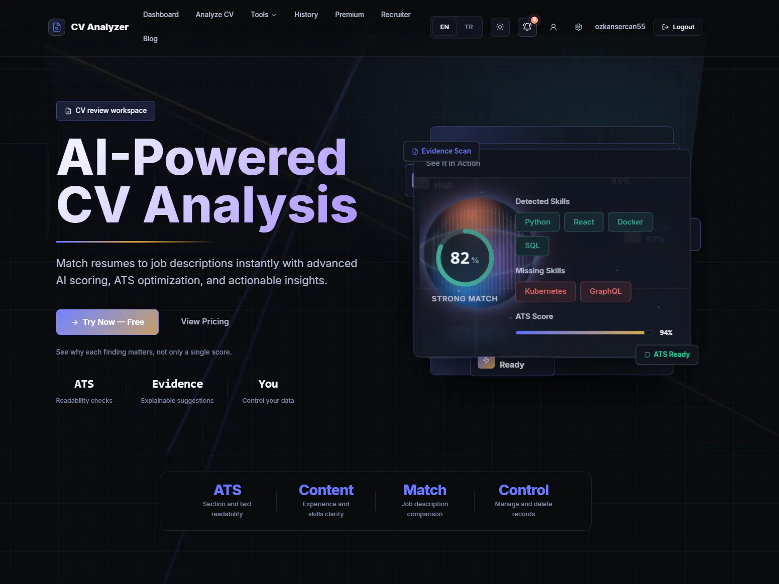 CV Analyzer gallery image
