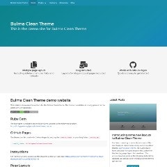 Bulma-Clean-Theme