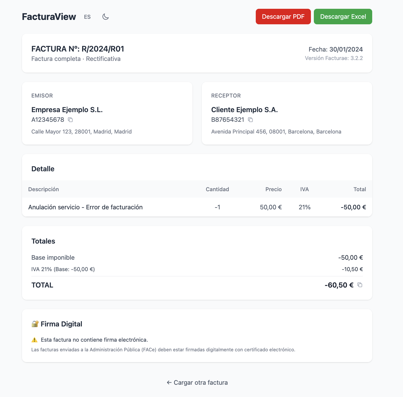 FacturaView gallery image