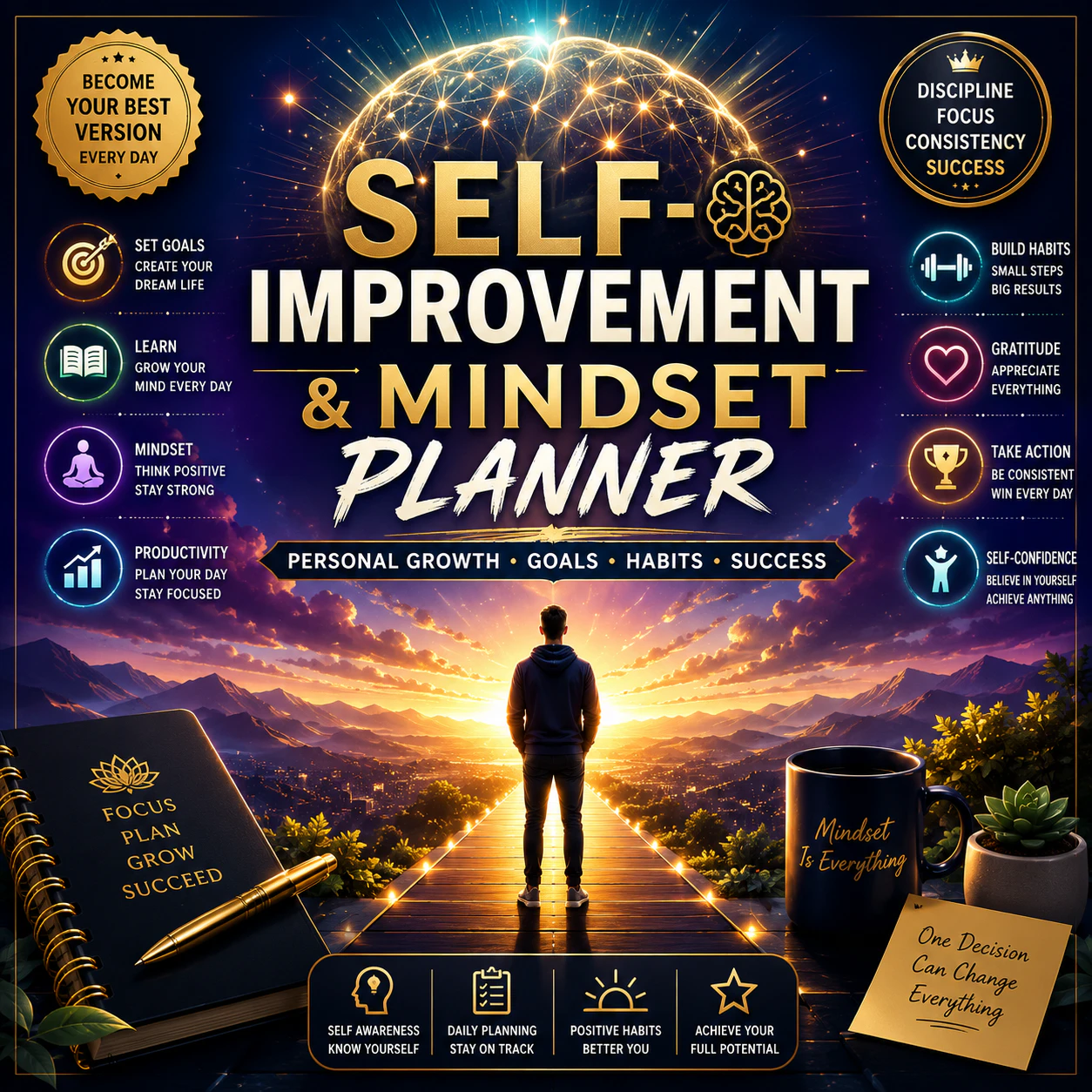 Self-Improvement & Mindset planner 截图