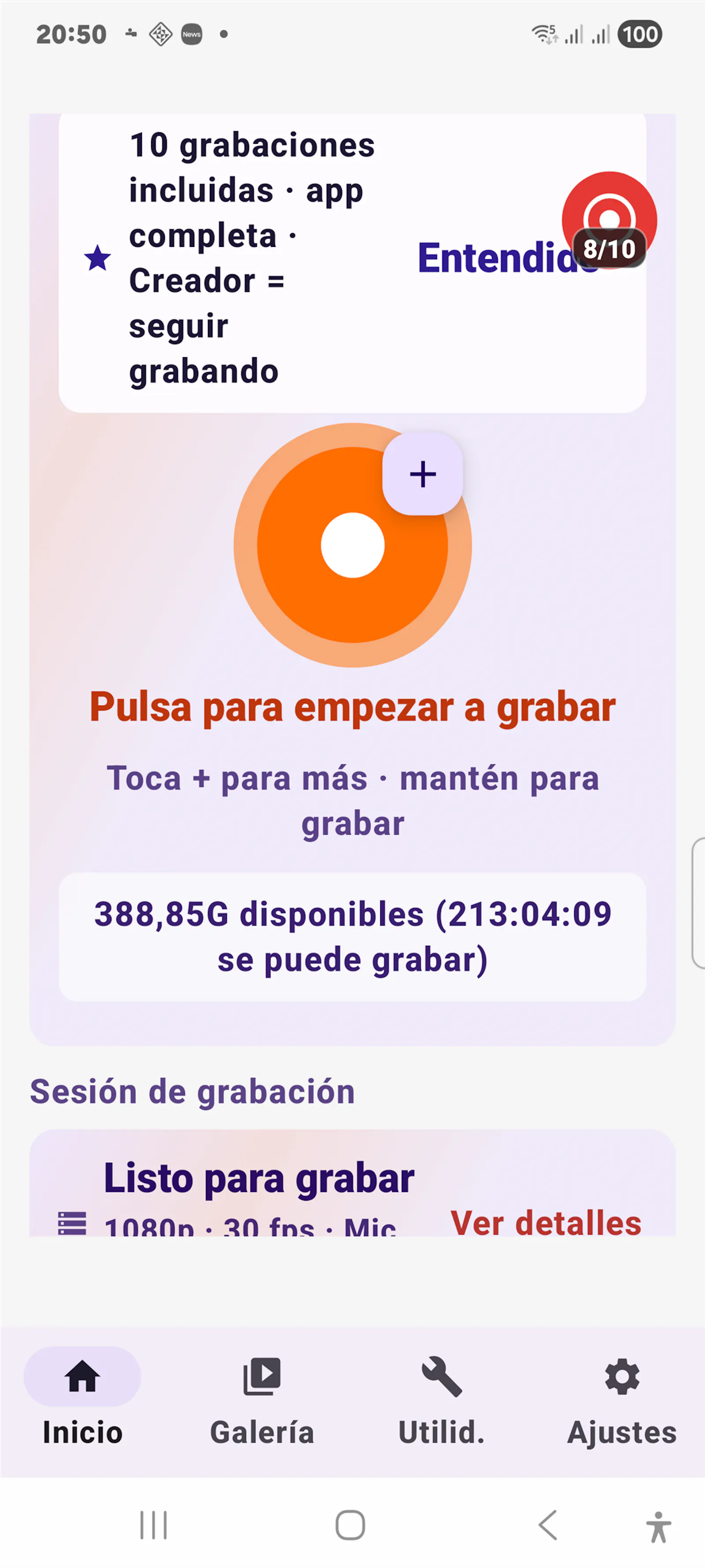 Orfeo Record screenshot 1