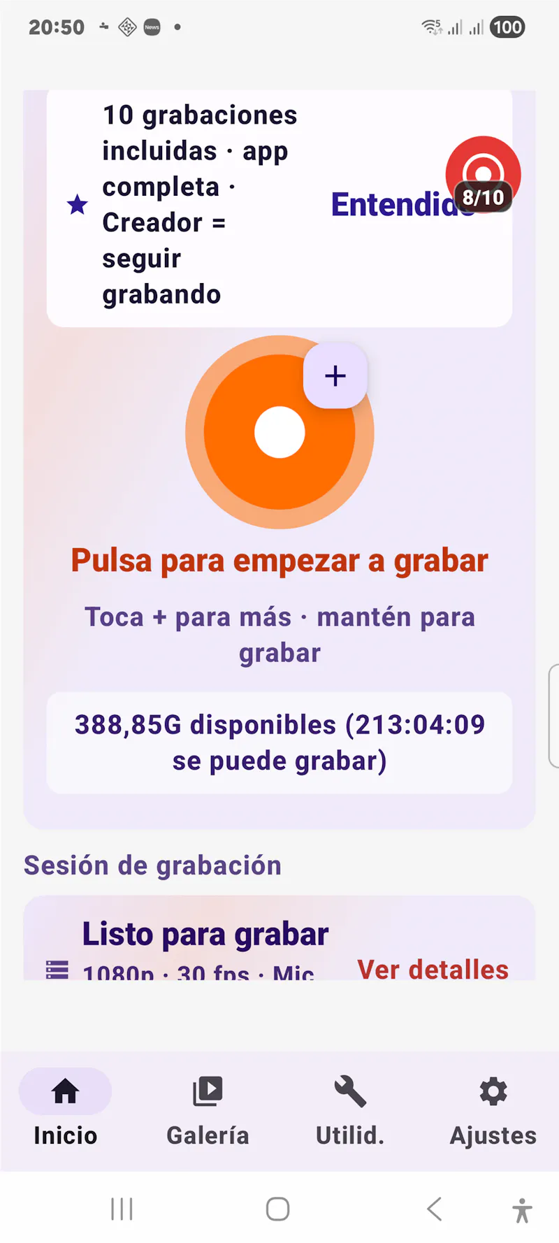 Orfeo Record screenshot 1
