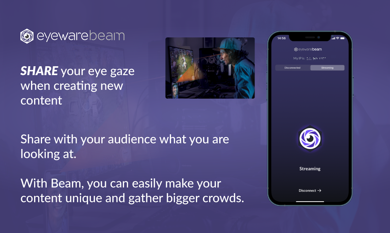 Eyeware Beam Turn your iPhone into a head and eye tracker for your