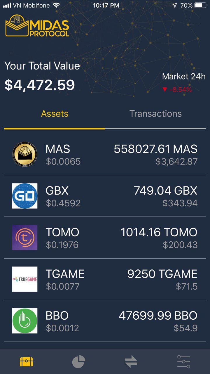 Midas Protocol Wallet gallery image