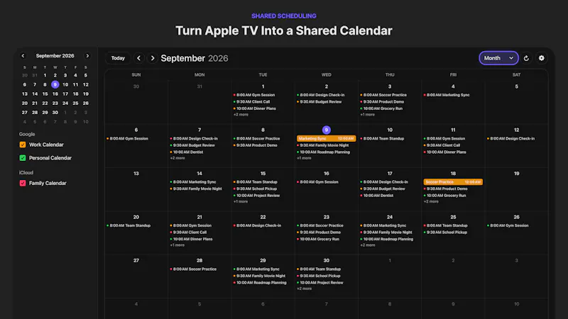 TV - Family Calendar screenshot 1