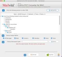 Mailvita OLM to PST Converter for Mac gallery image