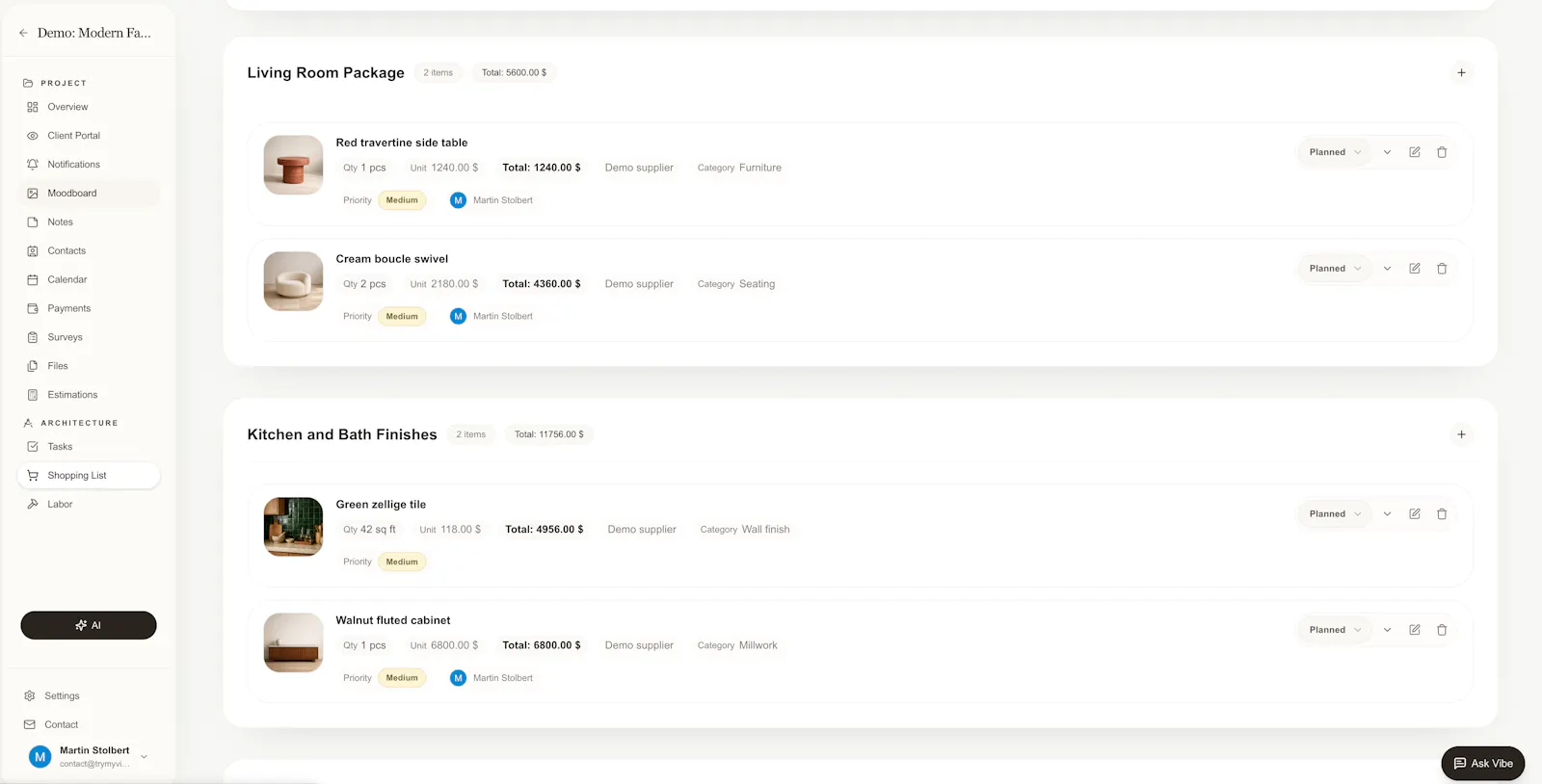 Myvibe Project screenshot 1