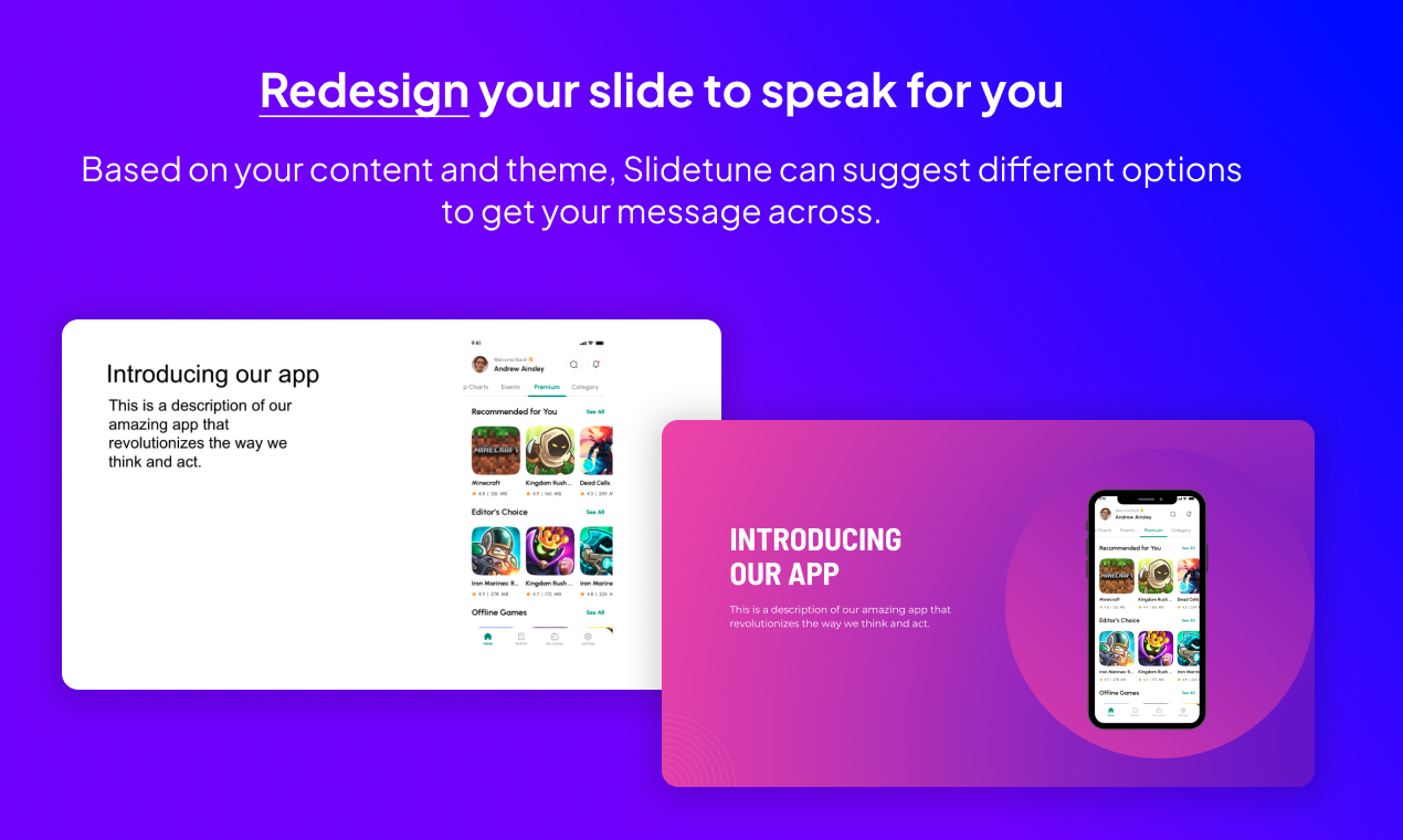 Slidetune media 3