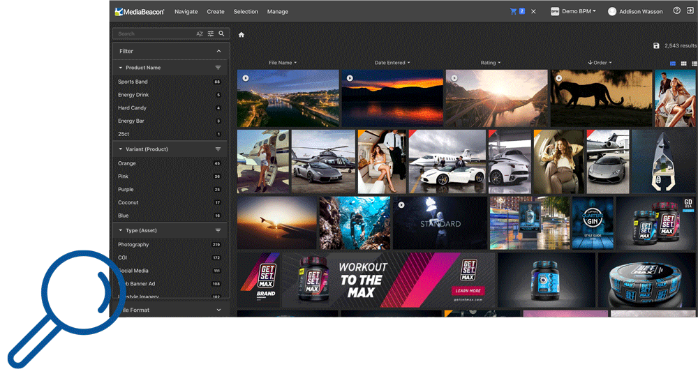 MediaBeacon gallery image