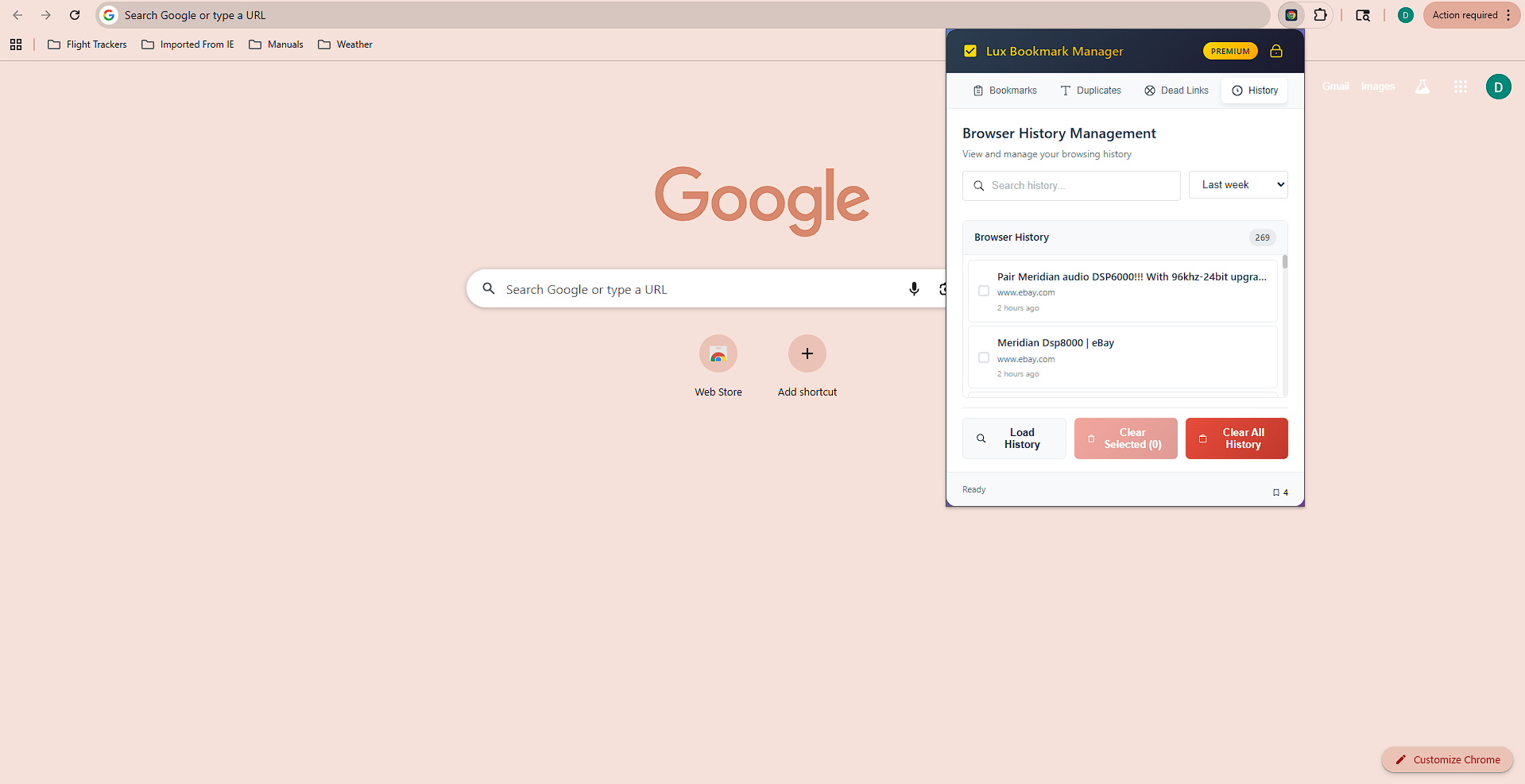 Burnmark Lux Bookmark/History Manager - Product Hunt launch logo and brand identity
