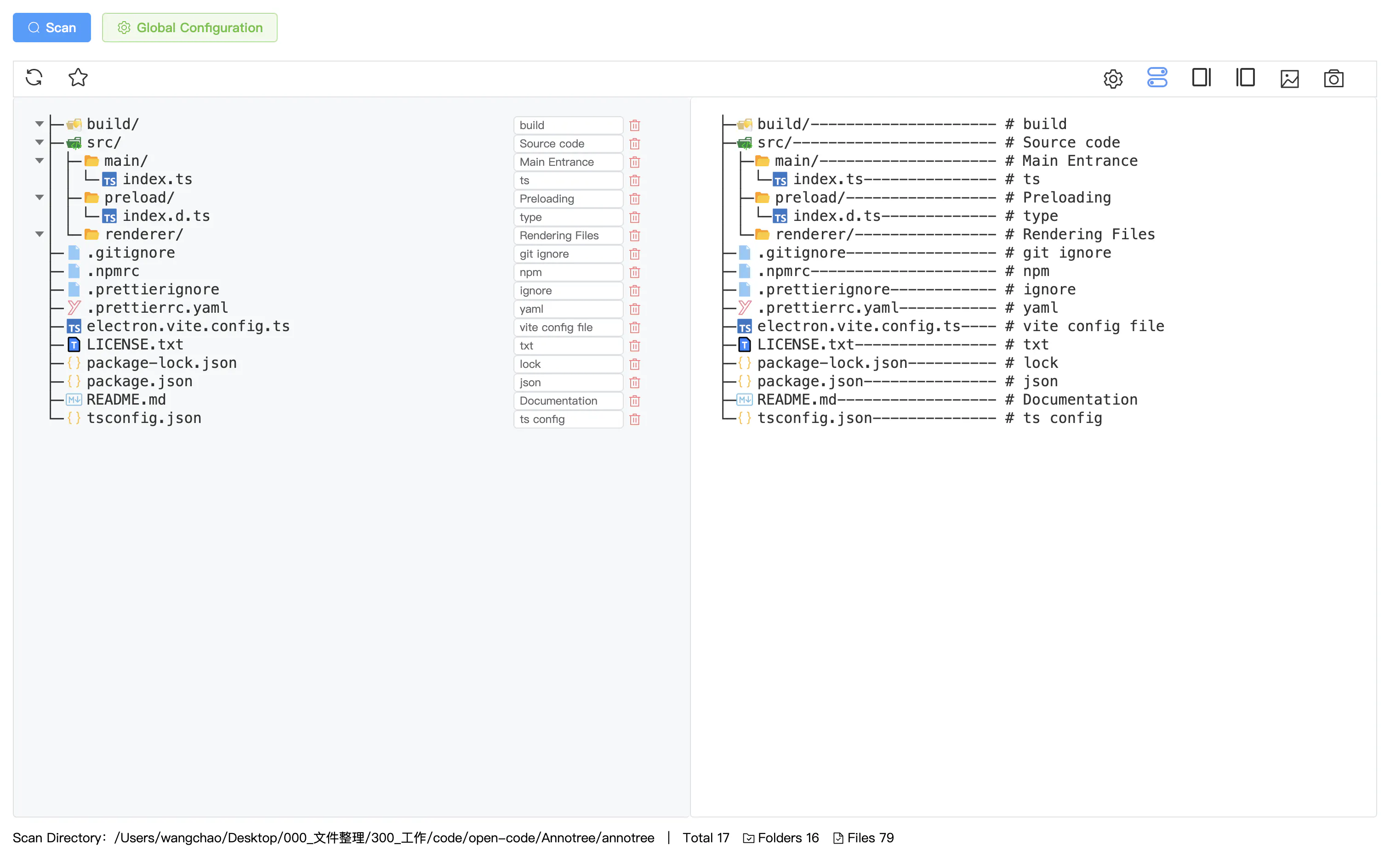 Generat folder directory annotation tree gallery image