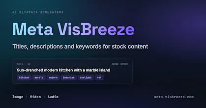 VisBreeze — AI Metadata Generator gallery image