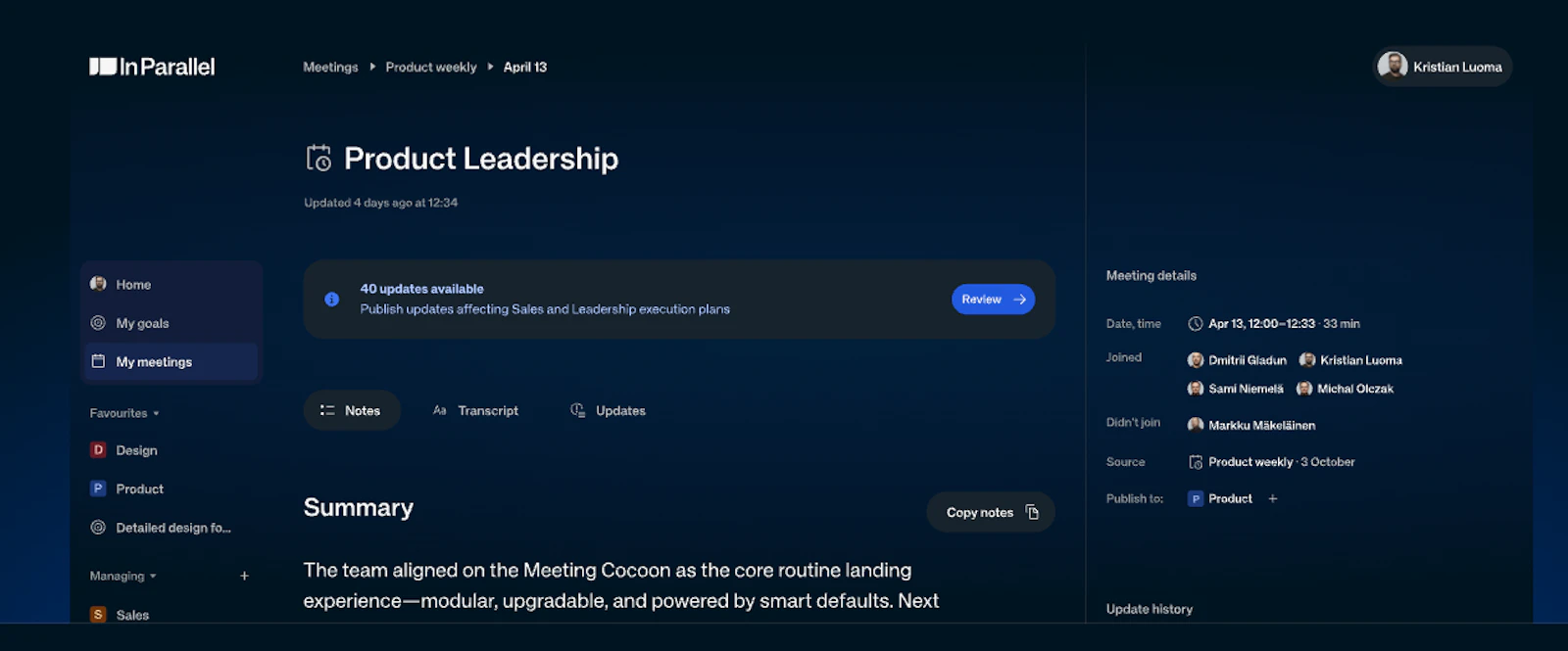 In Parallel screenshot 2