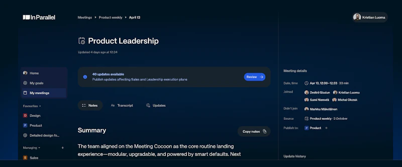 In Parallel screenshot 2