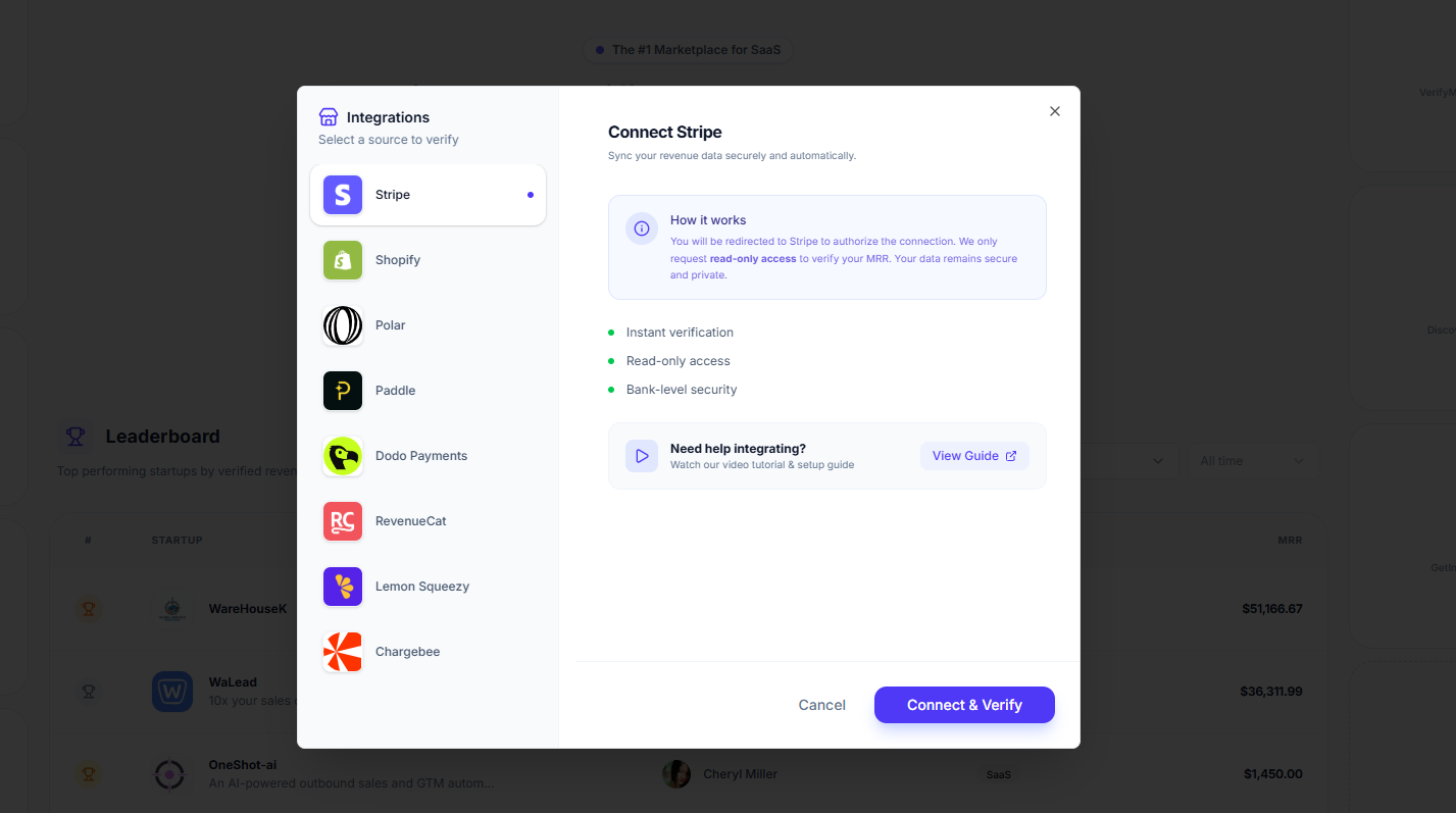 VerifyMRR gallery image