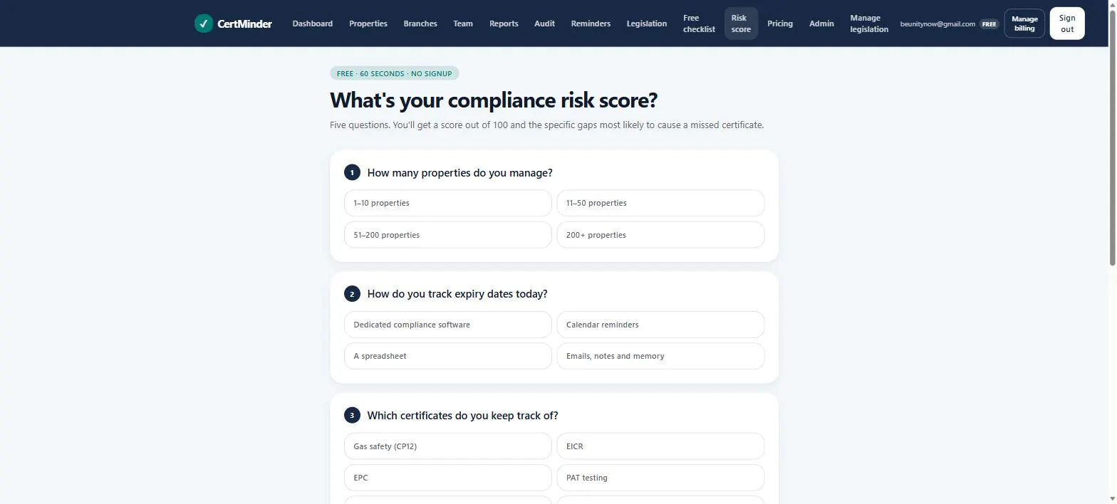 CertMinder gallery image