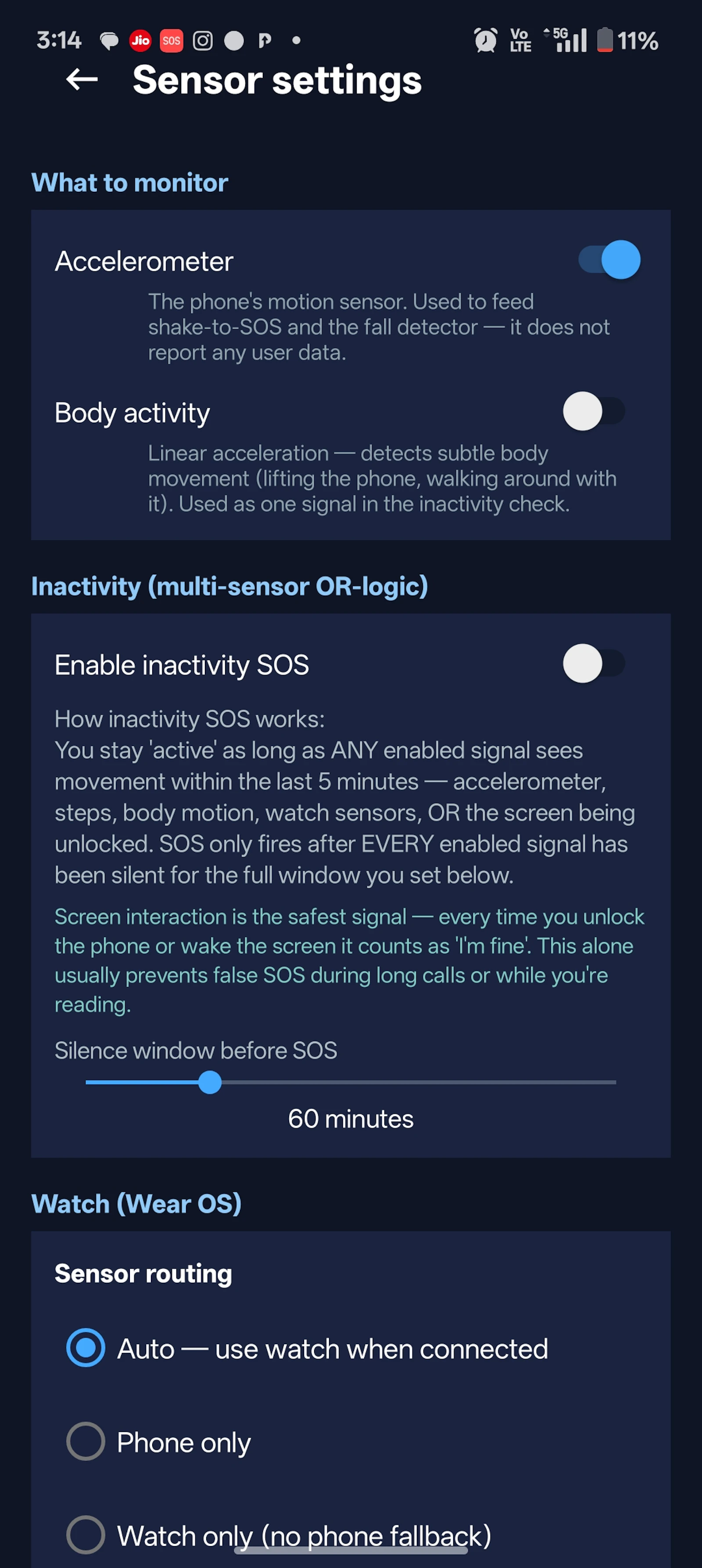 SOS emergency RedShield screenshot 12