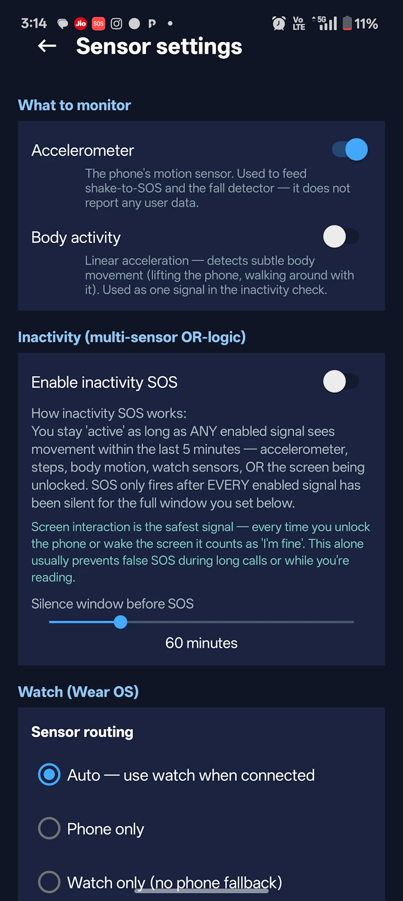 SOS emergency RedShield screenshot 12