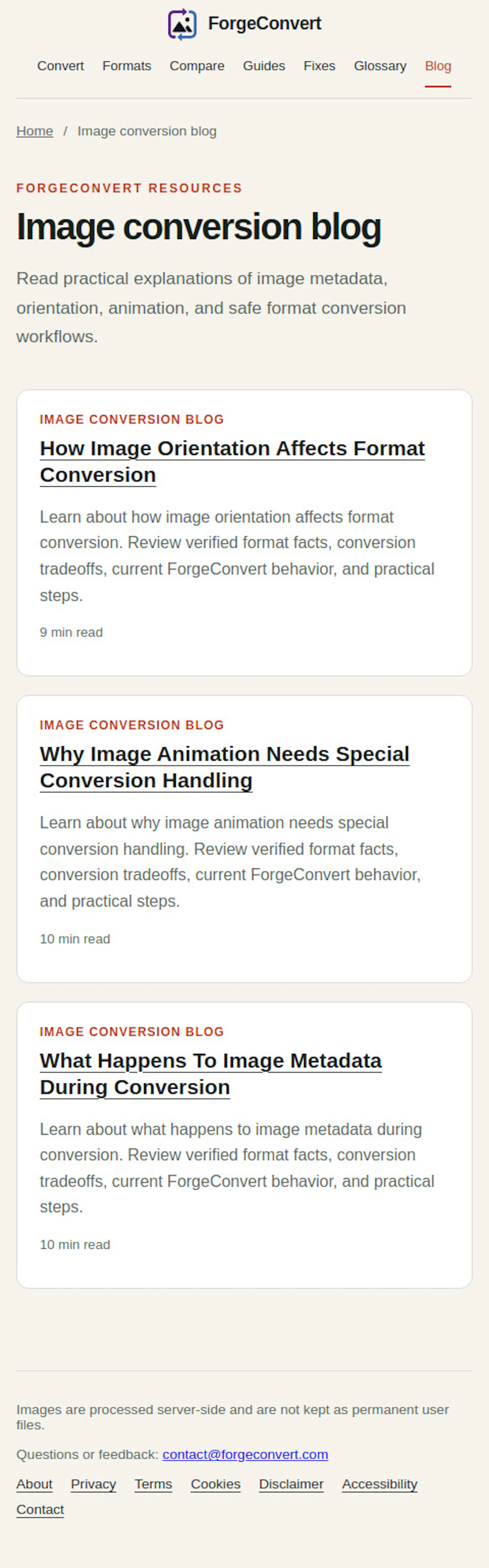 ForgeConvert screenshot 2