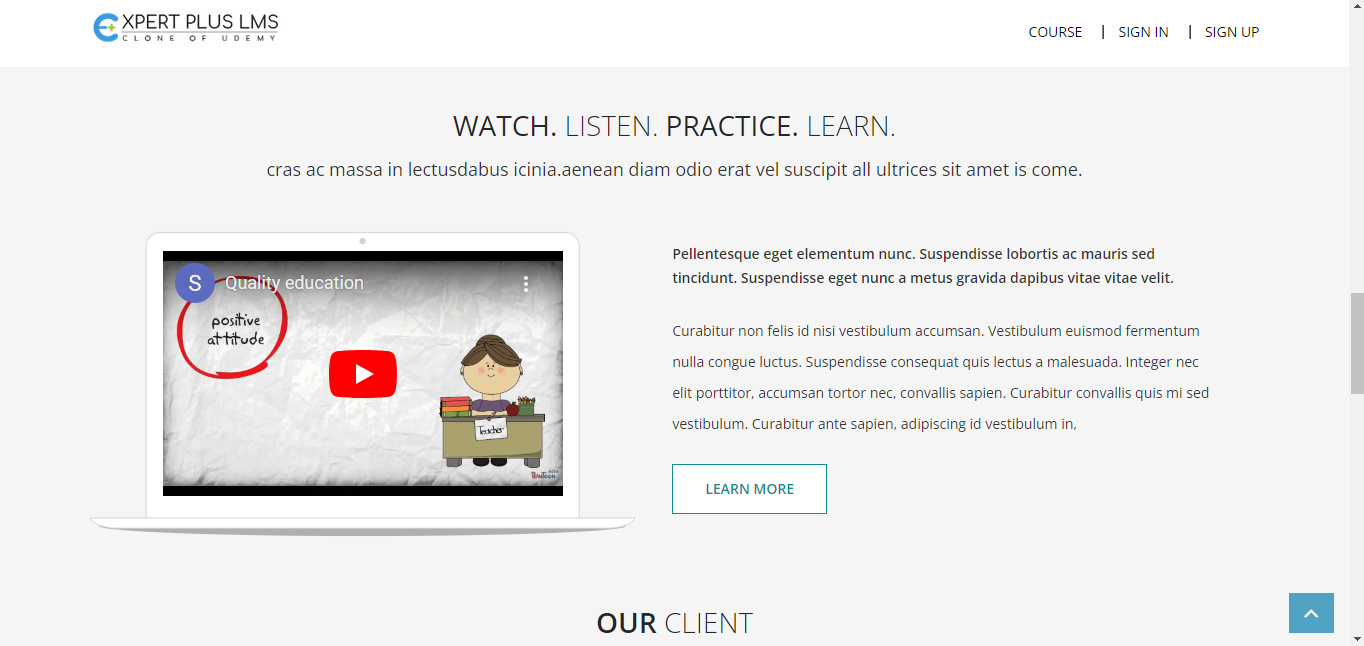 Média Expert plus LMS - Clone Udemy LMS - LMS pour lancer votre plate-forme de marché de cours eLearning! 2