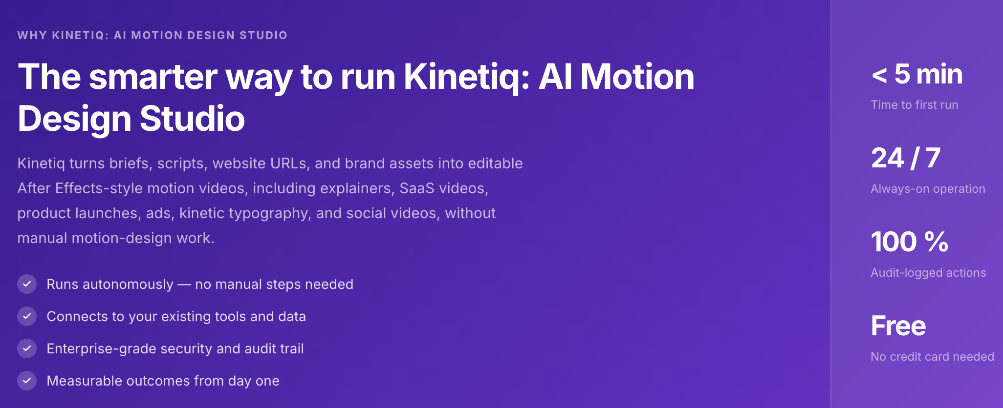 Kinetiq AI Motion Design Studio gallery image