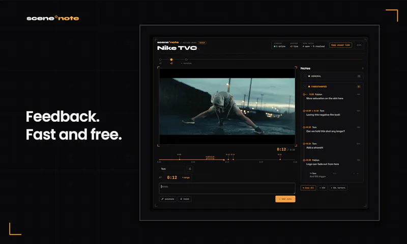 SceneNote screenshot 2