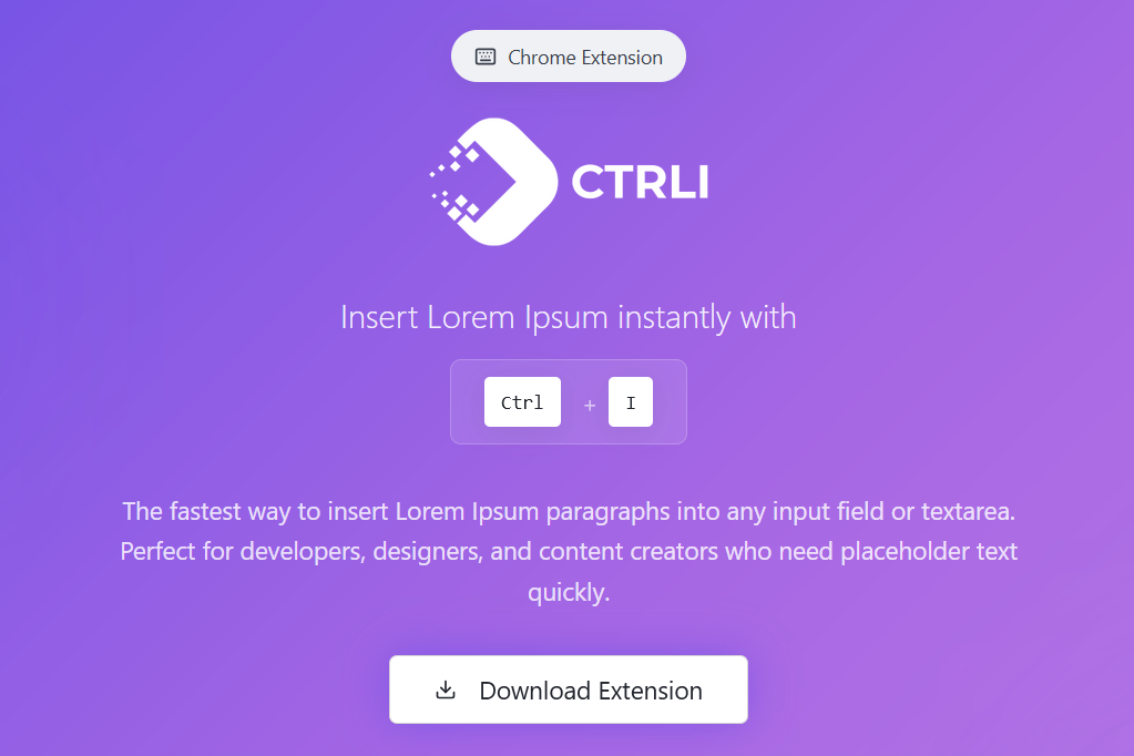 Ctrli - Loremの挿入は、Ctrl 1を押すのと同じくらい簡単ですメディア1